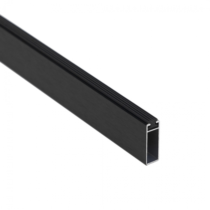 Штанга прямоугольная FAME L=3000 30*10 с демпфером Черный браш