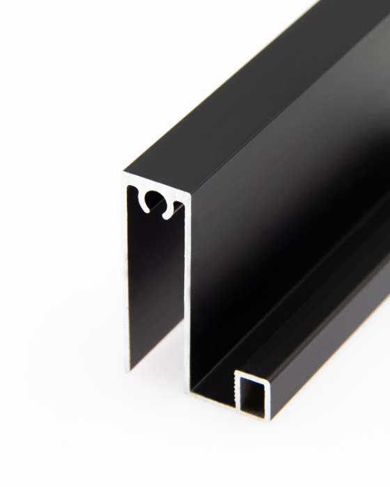 АЛ Черный матовый Рамка нижняя 6 м ( к узкой системе) 223 с/камерой МП